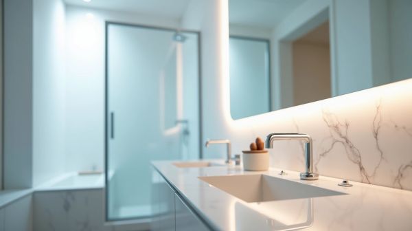 Transformez votre salle de bain avec une robinetterie encastrable élégante