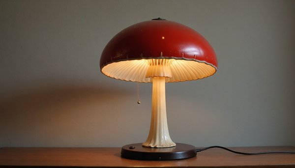 Lampe champignon vintage : l'élégance rétro à petit prix